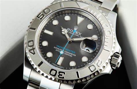 rolex rhodium yacht master grey|yacht master 40 rolex price.